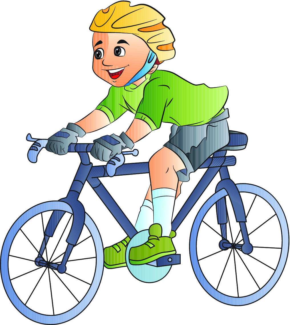 Girl Ride A Bicycle Ride Bicycles Cartoon Ride Bicycle Clipart