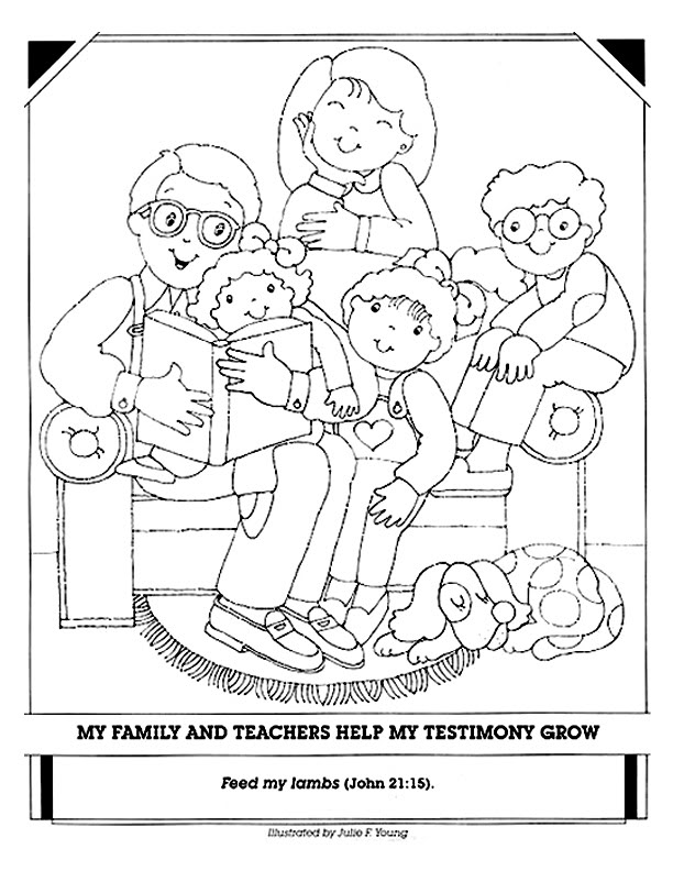Choose The Right Coloring Page Lds