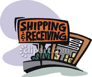 Shipping   Receiving Sign Clipart Picture