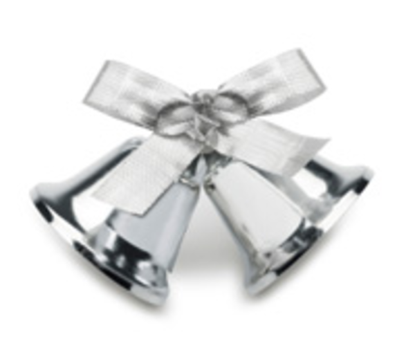 Silver Wedding Bells   Free Images At Clker Com   Vector Clip Art