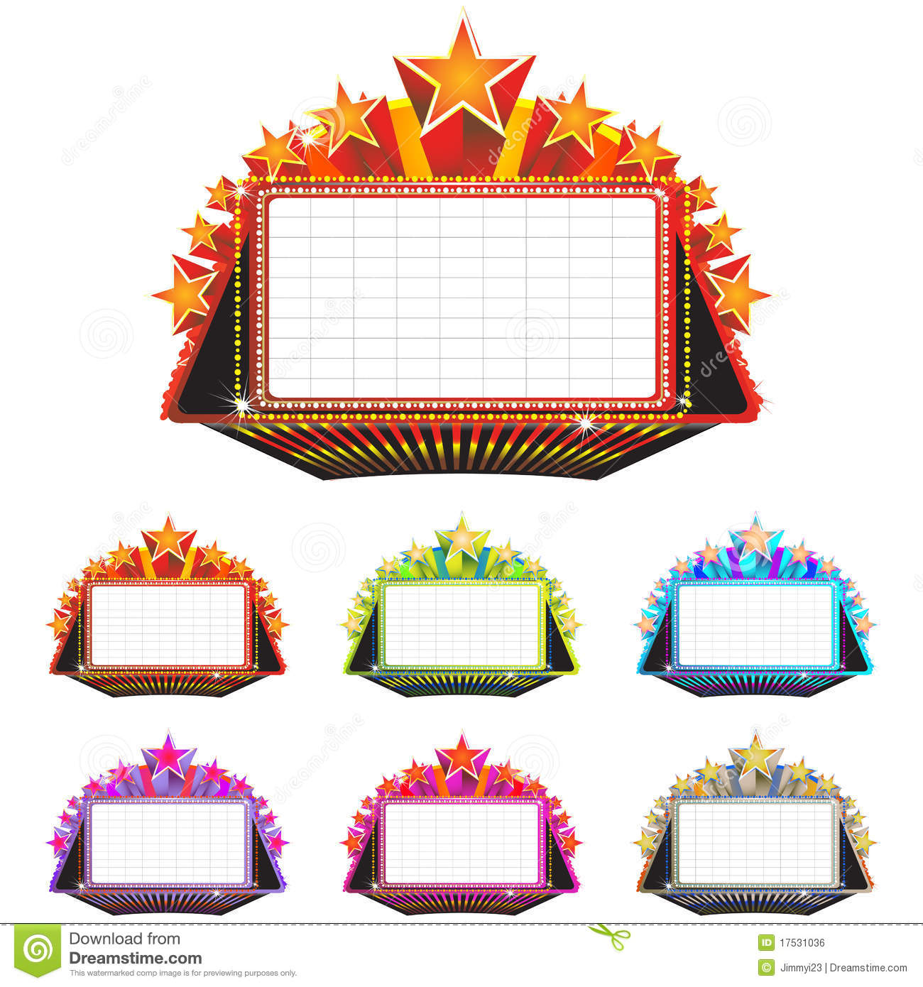 Blank Movie Marquee Clipart Images   Pictures   Becuo