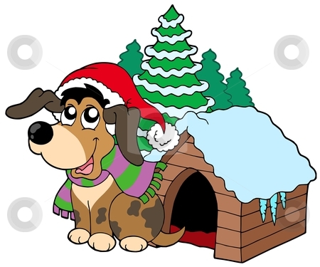 Christmas Dog Clipart   Quotes Lol Rofl Com