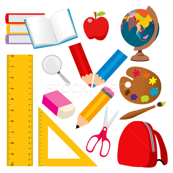 De Stock   Collection Of Various Back To School And Student Objects