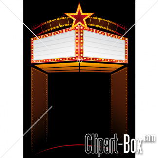 Related Theater Marquee Cliparts