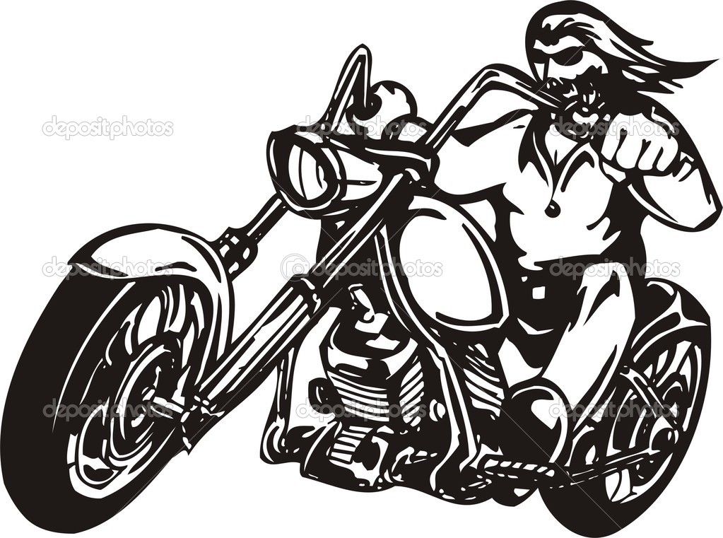 Harley Motorcycle Clipart   Cliparthut   Free Clipart
