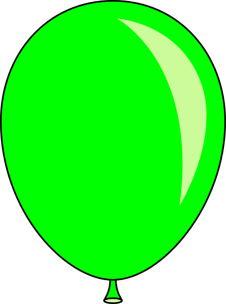New Green Balloon Clip Art At Clker Com   Vector Clip Art Online    