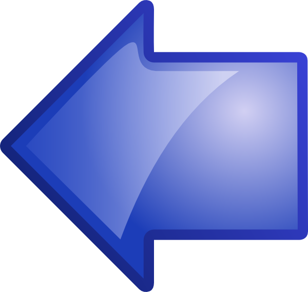 Arrow Blue Left Clip Art At Clker Com   Vector Clip Art Online