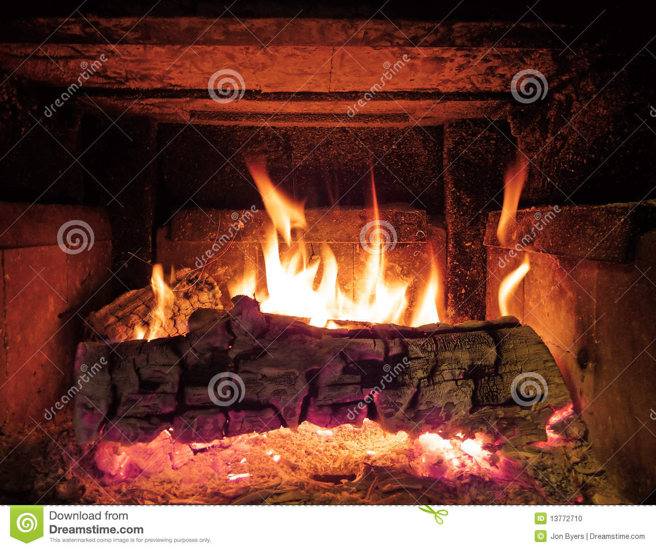 Wood Stove Fire Background Stock Photo   Image  13772710