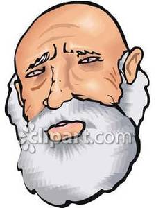 Beard Clipart Sad Old Man With A Beard Royalty Free Clipart Picture
