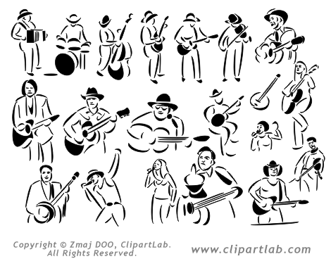 Country Music Clipart Eps Country Art