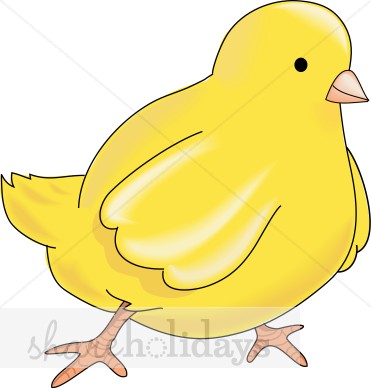 Yellow Chick Clipart   Party Clipart   Backgrounds
