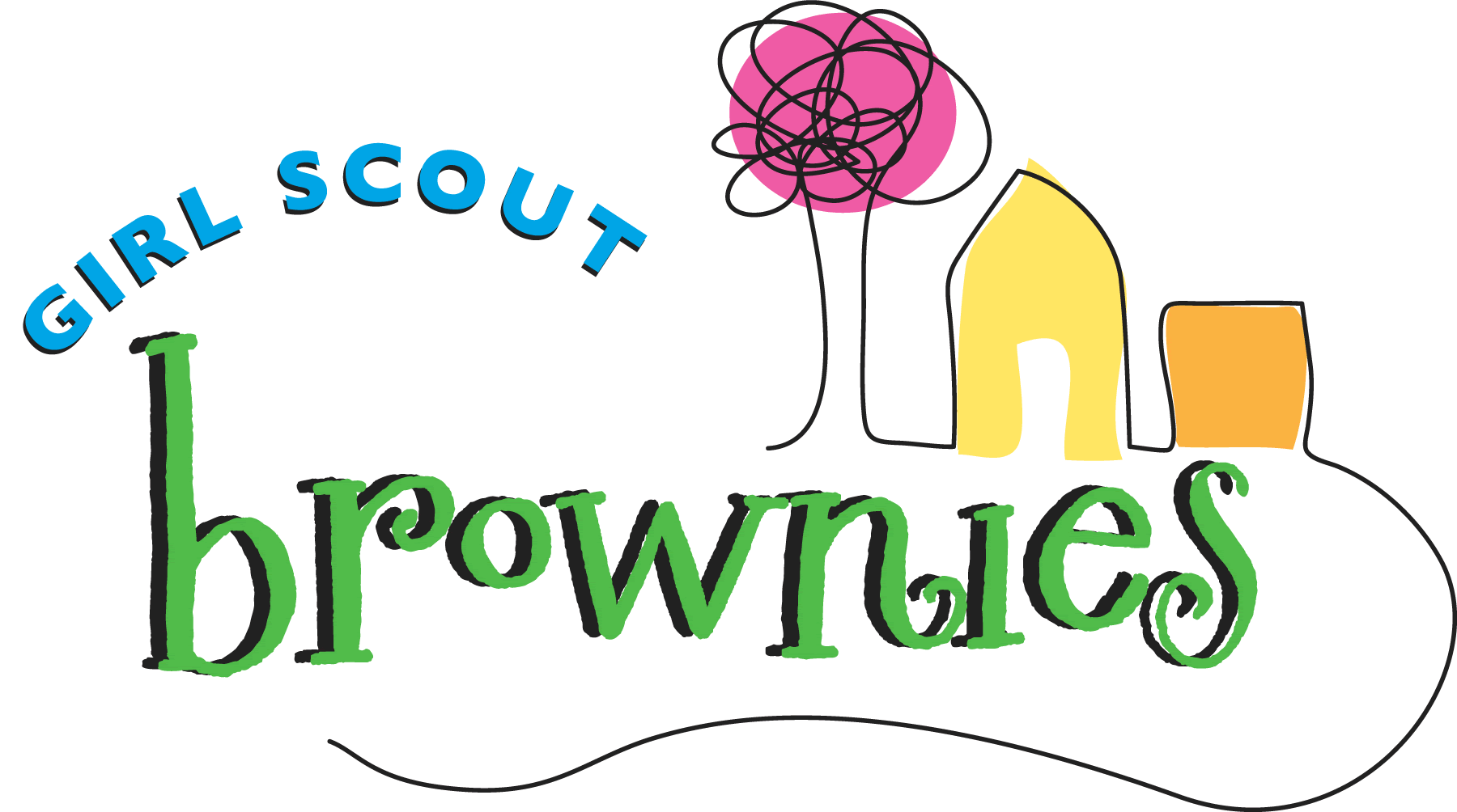 Girl Scout Brownie Logo Pin Brownie Girl Scouts