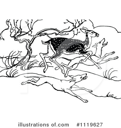 Hunting Clipart  1119627 By Prawny Vintage   Royalty Free  Rf  Stock