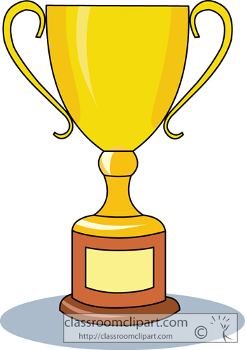 Objects   Trophy 2513 2   Classroom Clipart
