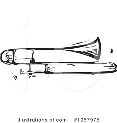 Trombone Clipart Black And White More Clip Art Illustrations Of