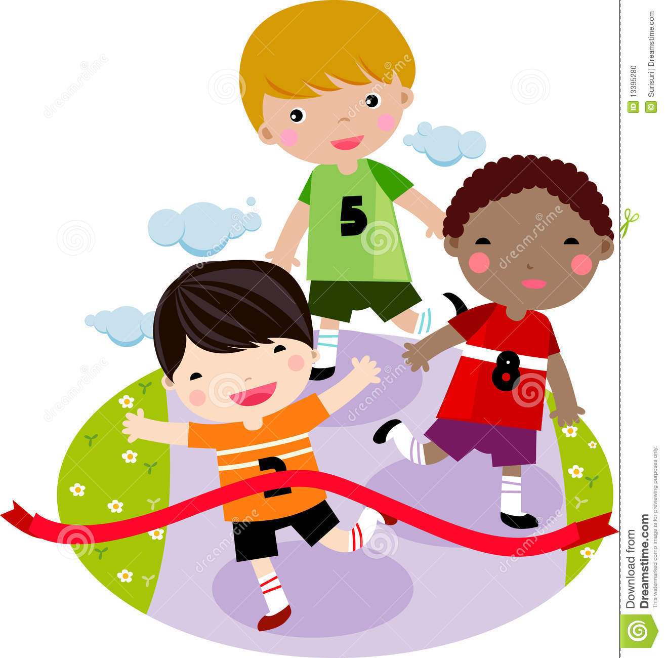 More Similar Stock Images Of   Children Running Together In A Race