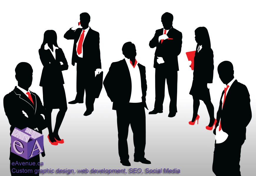 Team Business People Silhouette Clipart   Free Clip Art Images