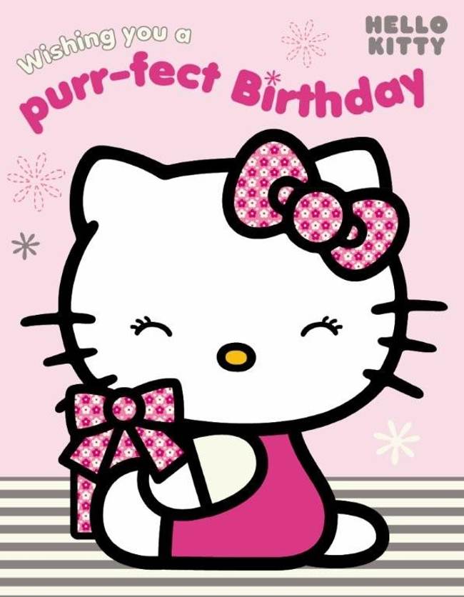 Ascii Hello Kitty Happy Birthday   Free Reference Images   Clipart
