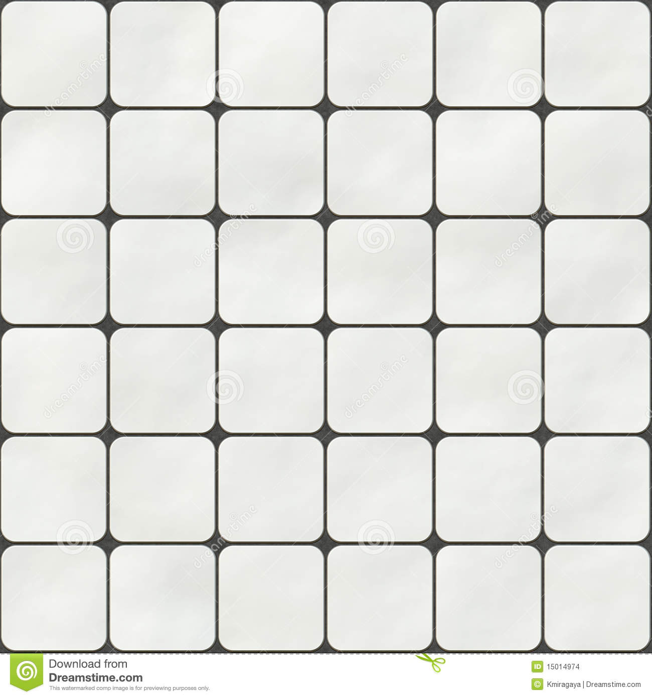 Seamless Texture Made Of White Square Tiles Stock Images   Image