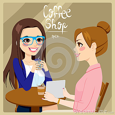 Women Drinking Coffee Royalty Free Stock Photography   Image  36518557