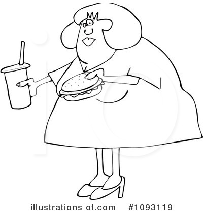 Obese Clipart  1093119 By Djart   Royalty Free  Rf  Stock