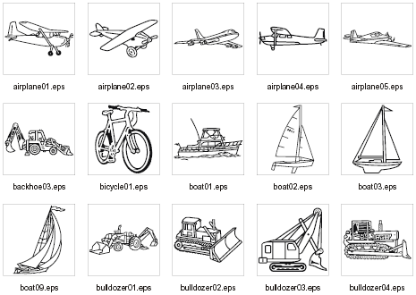 Transportation 2 Clipart Collection