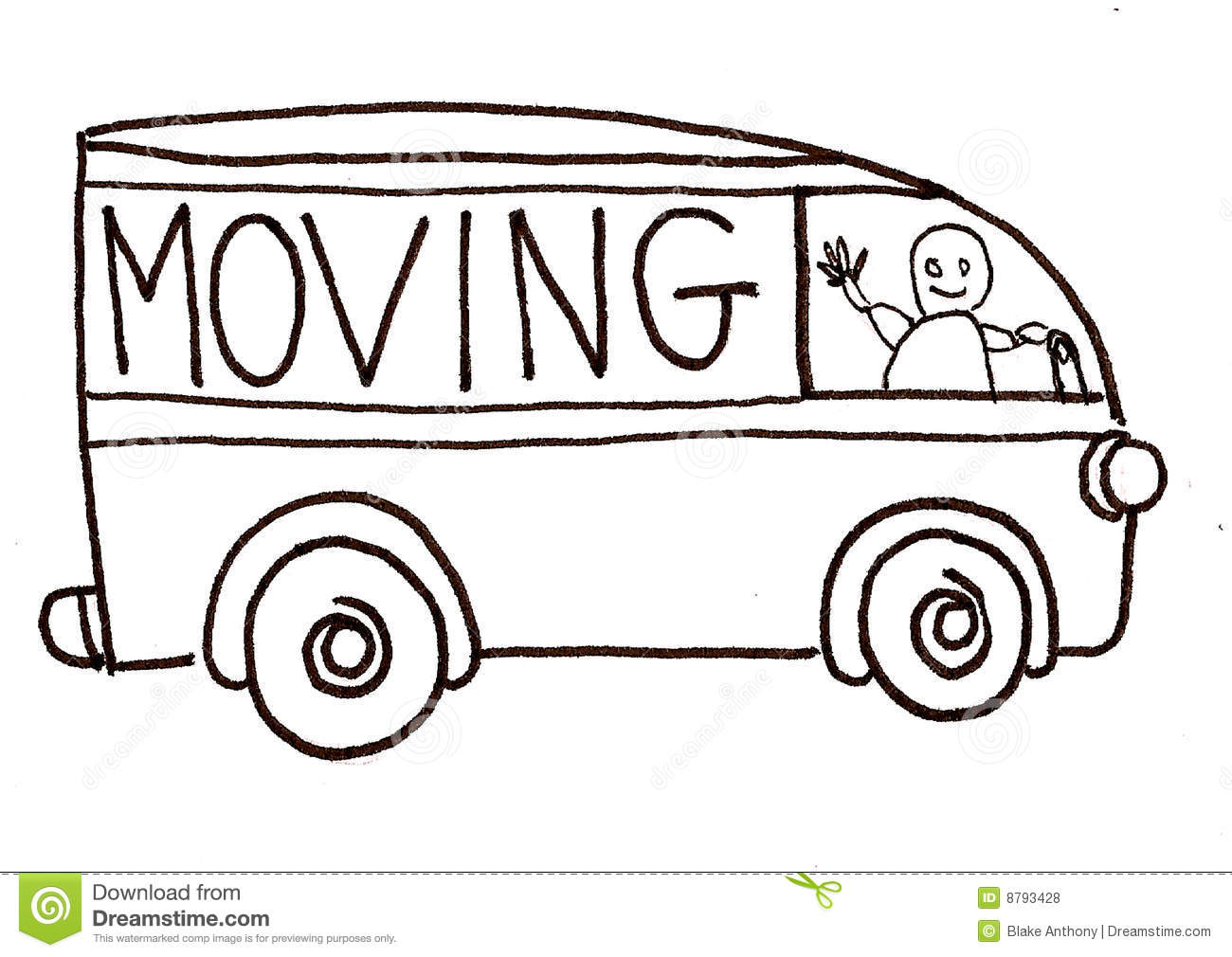 Are Moving Clip Art Moving Van Cartoon Clipart   Free Clip Art Images