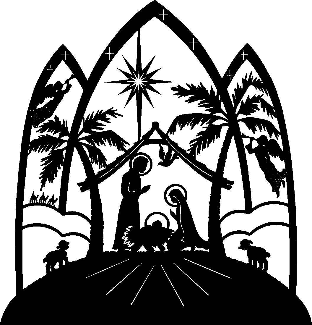 Nativity Clipart Black And White   Clipart Panda   Free Clipart Images