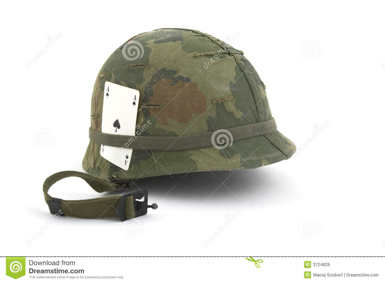 Us Army Helmet   Vietnam Era Royalty Free Stock Image   Image  3724826