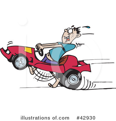 Driving Clipart  42930   Illustration By Dennis Holmes Designs