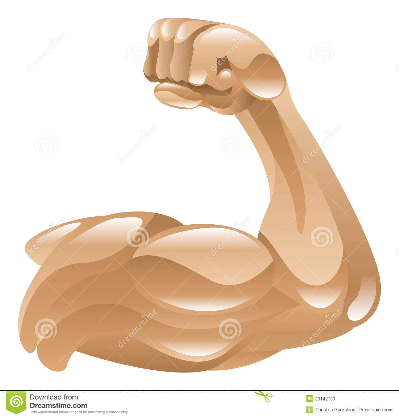 Strong Arm Icon Stock Photo   Image  33142780