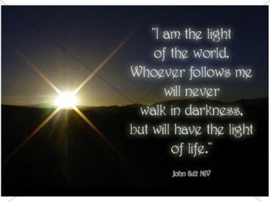 Am The Light John 8 12   Christian Wallpaper