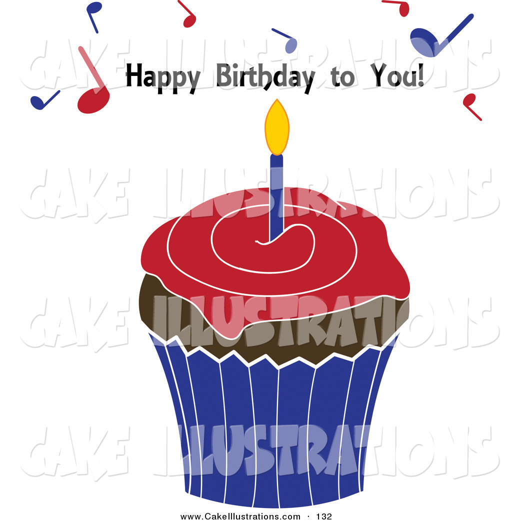 Preview  Illustration Of A Happy Birthday To You Text And Music Notes