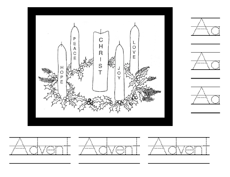 Advent Wreath Clipart Black And White Images   Pictures   Becuo