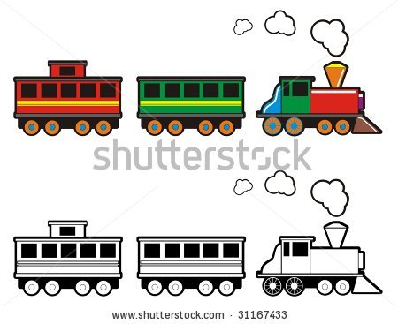 Locomotive Clipart Black And White 411653 And Black And White Ideal