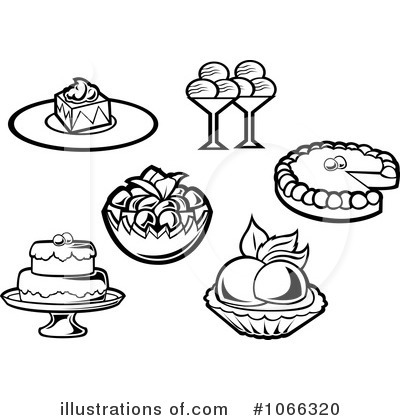 Royalty Free  Rf  Desserts Clipart Illustration By Seamartini Graphics