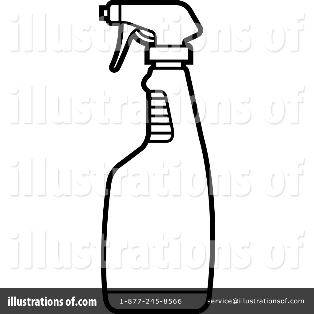 Royalty Free  Rf  Spray Bottle Clipart Illustration  1239049 By Lal