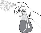 Spray Bottle Illustrations And Clipart