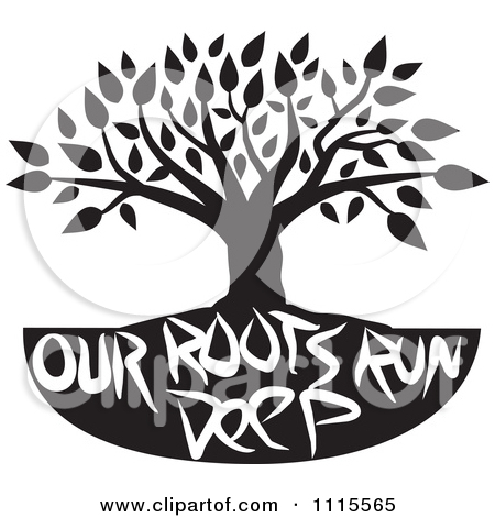 American Family Clip Art   Clipart Black Tree Over We Are Family