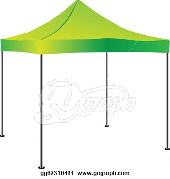 Stock Illustration   Commercial Pop Up Tent  Clipart Gg62310481