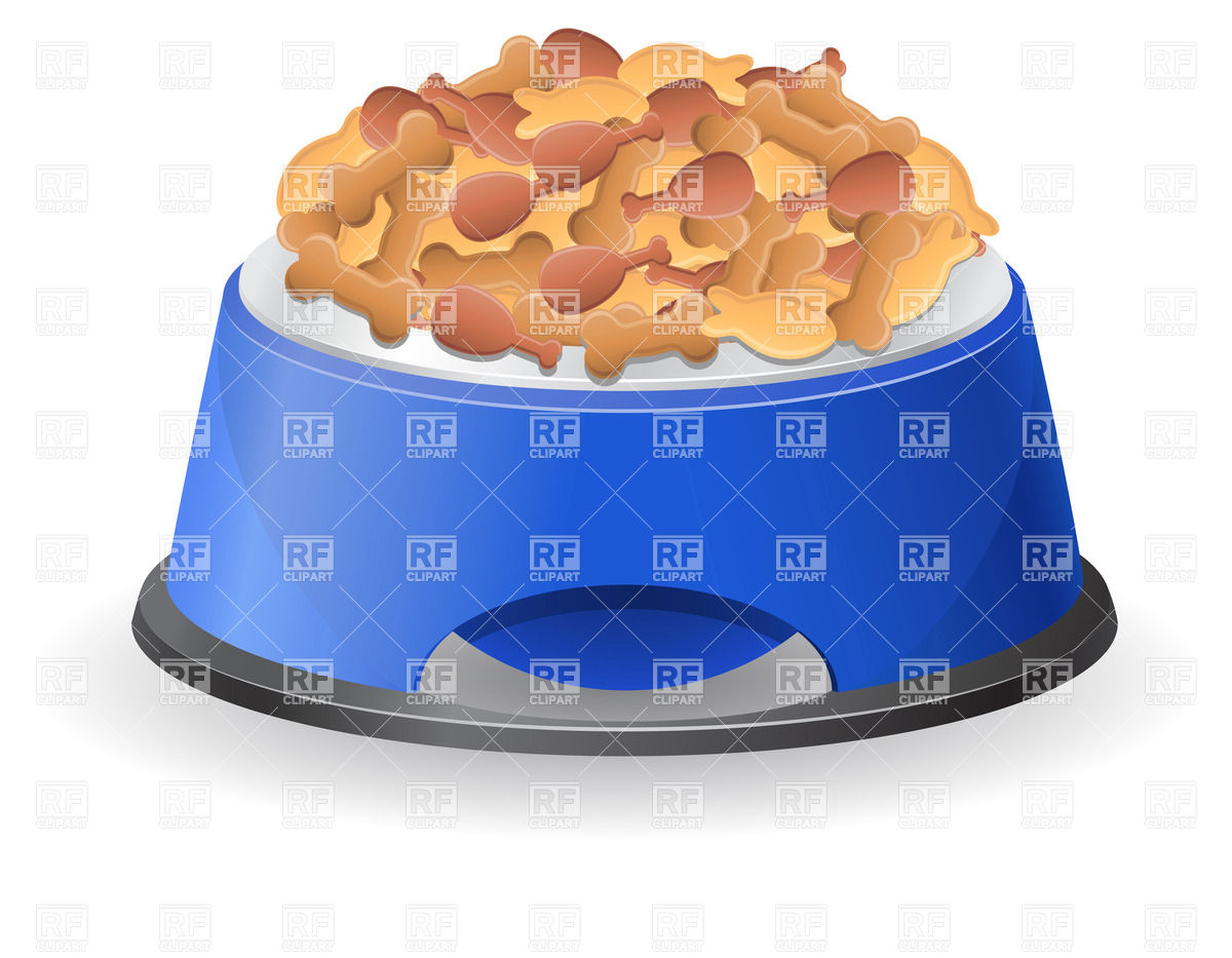 Dog Bowl With Dog Food 20983 Food And Beverages Download Royalty