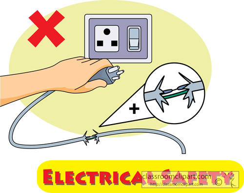 Safety   Electrical Safety 213   Classroom Clipart