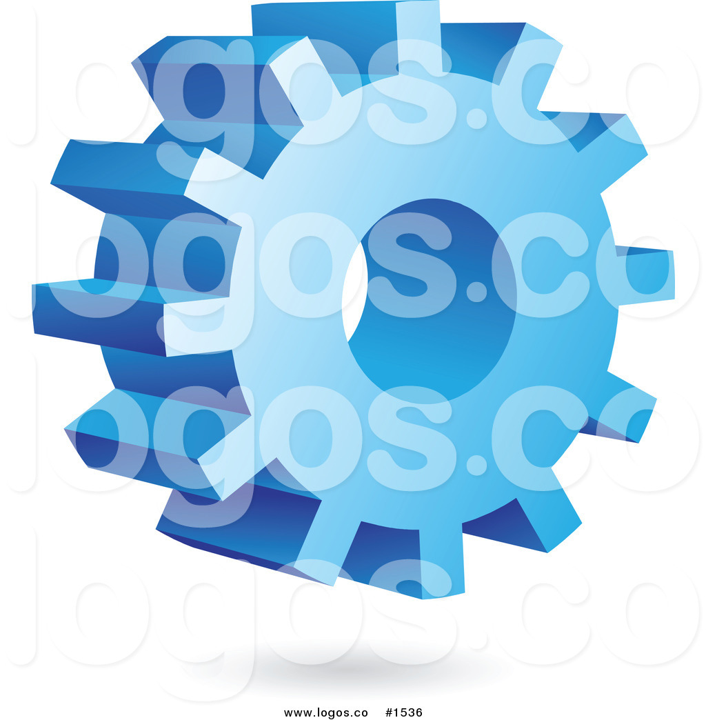 Blue Gear Clipart Blue Gear Wheel Icon Logo