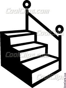 Stairs Vector Clip Art