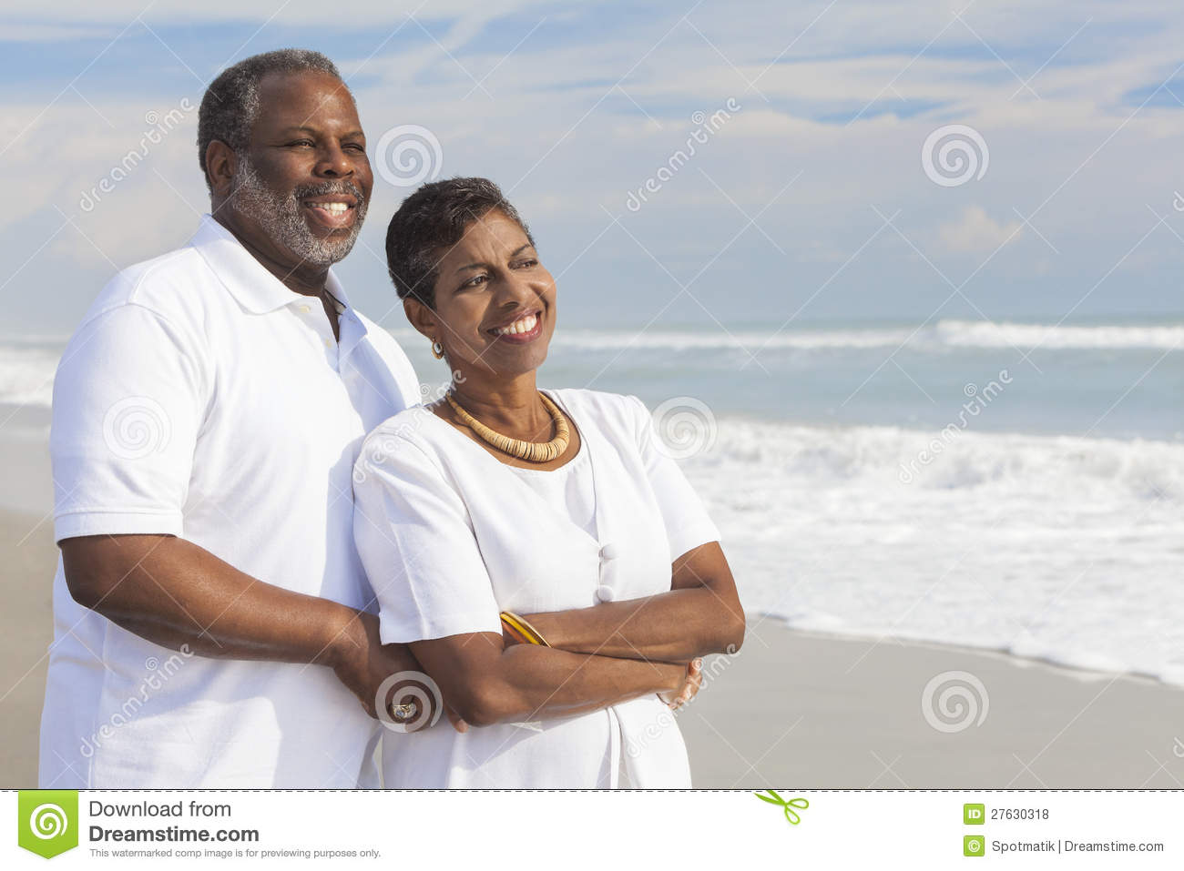 Happy African American Family Over Clouds Stock Image Pictures