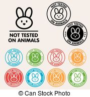 No Animals Testing Sign Icon Stock Illustrations