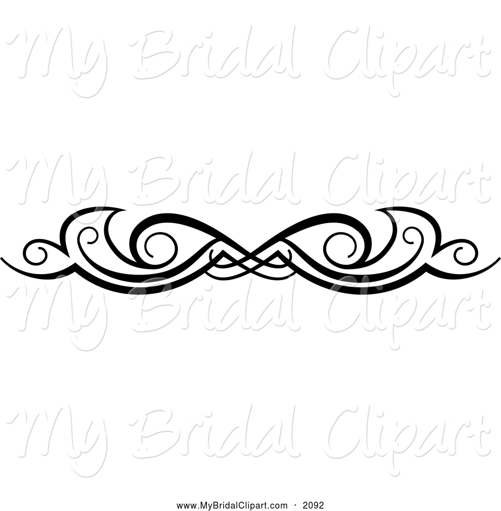 Black And White Swirl Wedding Design Element Black And White Swirl