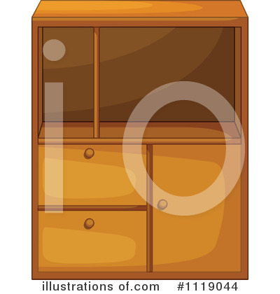 Cabinet Clipart  1119044   Illustration By Colematt