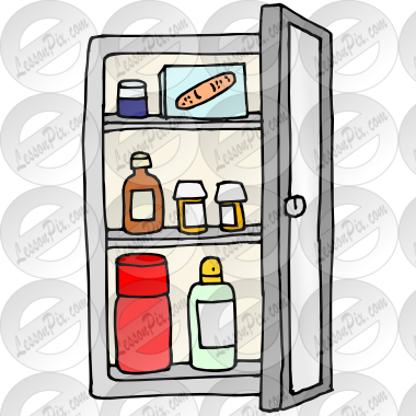 Picture For Classroom   Therapy Use   Great Medicine Cabinet Clipart