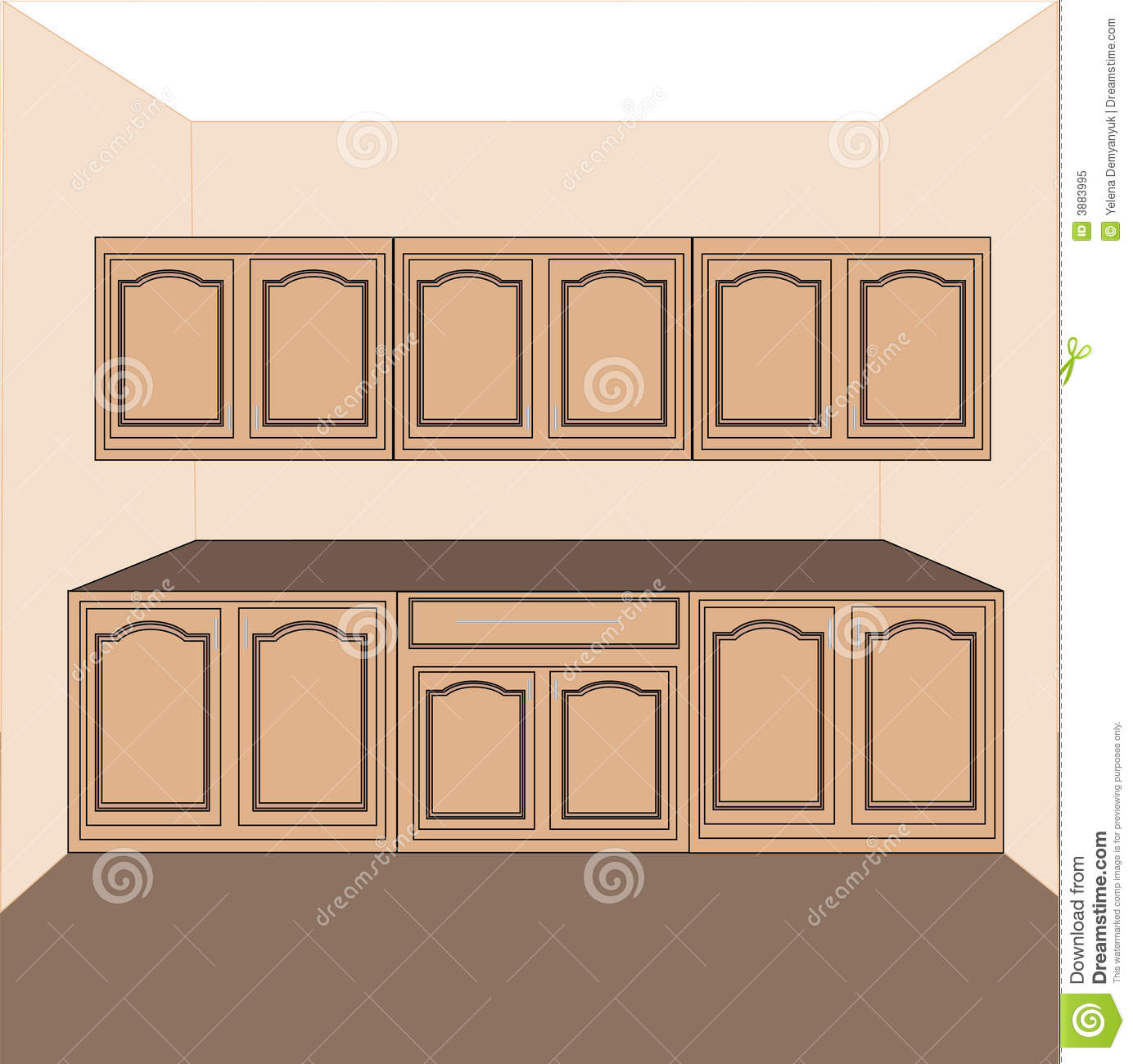 Storage Cabinet Clipart Kitchen Laundry Cabinets